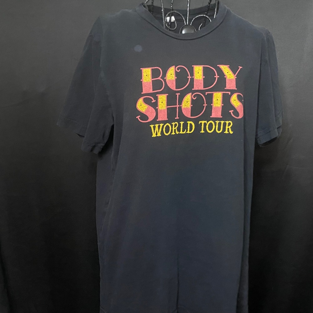 Bert Kreischer Body Shots World‎ Tour T-Shirt Comedy Concert Graphic Tee